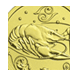 Памятная монета 2005 г. из серии "Знаки зодиака" с изображением Рака. 