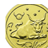 Памятная монета 2005 г. из серии “Знаки зодиака” с изображением Тельца. 