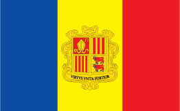 Андора, флаг. 